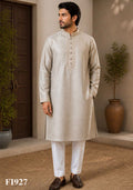 Men’s Cream Beige  Panjabi / Kurta