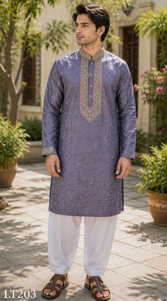 Men’s Dusty Lavender Panjabi / Kurta