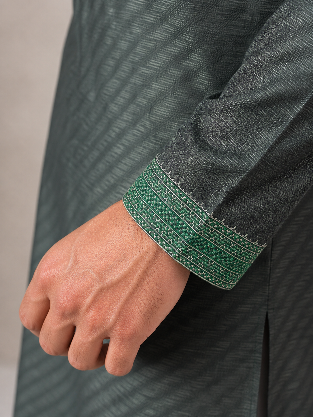 Deep Green Panjabi / Kurta