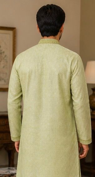 Men’s Light Pistachio Green  Panjabi / Kurta